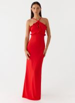 Trieste Maxi Dress - Red - 图片 4
