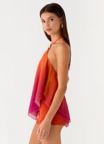 Twin Flame Top - Orange - 图片 2