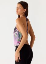 Twisted Love Halter Top - Ombre Floral Affair - 图片 6