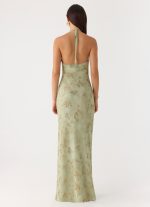 Ultra Quiet Halter Maxi Dress - Wispy Fern - 图片 3