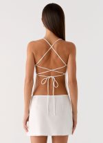 Under Heat Mini Skirt - White - 图片 4