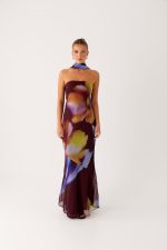 Under The Pagoda Maxi Dress - Dark Floral - 图片 6