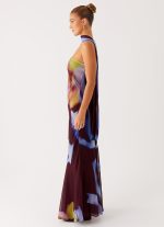 Under The Pagoda Maxi Dress - Dark Floral - 图片 4