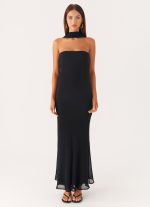 Under the Pagoda Maxi Dress - Black - 图片 4