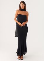 Under the Pagoda Maxi Dress - Black - 图片 5