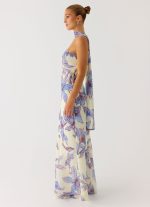 Under The Pagoda Maxi Dress - Violet Blossom - 图片 5