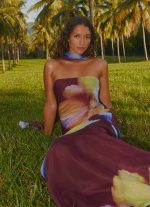 Under The Pagoda Maxi Dress - Dark Floral - 图片 2