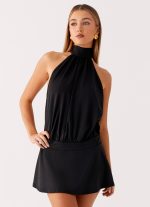 Valor Mini Dress - Black - 图片 5