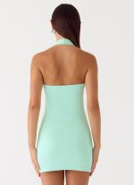 Vedetta Mini Dress - Aqua - 图片 3