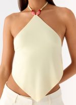 Viona Halter Top - Yellow - 图片 6
