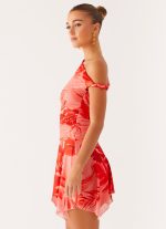 Wade Mini Dress - Sicily Sunsets Print - 图片 3