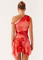 Wade Mini Dress - Sicily Sunsets Print - 图片 4