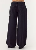 Waylon Low Rise Denim Jeans - Black - 图片 3