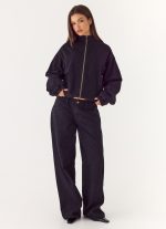 Waylon Low Rise Denim Jeans - Black - 图片 4