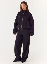 Waylon Low Rise Denim Jeans - Black - 图片 5