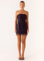 Wear My Kiss Mini Dress - Black - 图片 2