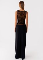 Wesley Maxi Dress - Black - 图片 3