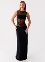 Wesley Maxi Dress - Black - 图片 4