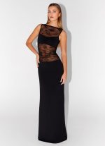 Wesley Maxi Dress - Black - 图片 5