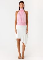 Willow Chiffon Top - Baby Pink - 图片 4