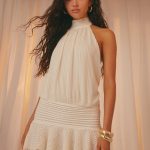 Willow Knit Mini Dress - Cream