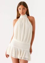 Willow Knit Mini Dress - Cream - 图片 10