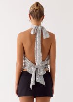 Willow Sequin Top - Silver - 图片 6