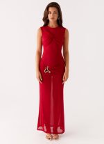 Worldwide Maxi Dress - Raspberry - 图片 2