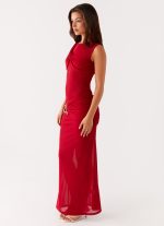 Worldwide Maxi Dress - Raspberry - 图片 3