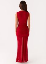 Worldwide Maxi Dress - Raspberry - 图片 4