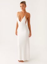 Yalina Knit Maxi Dress - Ivory - 图片 5