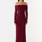 Yours Always Lace Maxi Dress - Merlot