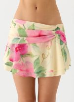 Yuju Mini Skirt - Lemon Soleil - 图片 5