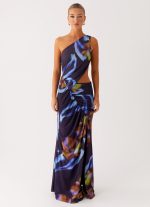Zanzibar Maxi Dress - Dark Floral - 图片 5