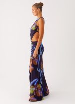 Zanzibar Maxi Dress - Dark Floral - 图片 6