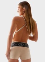 Zira Backless Top - Light Beige - 图片 4