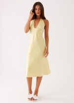 Davies Midi Dress - Yellow - 图片 6