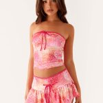 Corbin Tube Top - Flamingo Fling