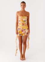 Macey Mini Dress - Sunburst Floral - 图片 2