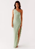 Clarence Maxi Dress - Sage - 图片 2