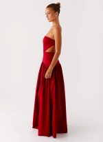 Aamari Maxi Dress - Red - 图片 3