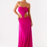 Carlene Maxi Dress - Fuchsia
