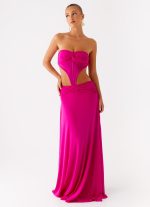 Carlene Maxi Dress - Fuchsia