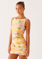 Yennifer Mini Dress - Sunburst Floral - 图片 5