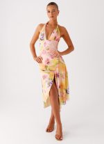 Kayce Midi Dress - Sunburst Floral