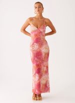 Kasey Midi Dress - Flamingo Fling - 图片 5