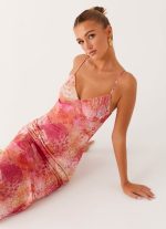 Kasey Midi Dress - Flamingo Fling - 图片 6