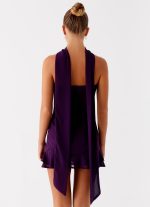 Avenue Mini Dress - Plum - 图片 4